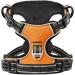 Heele Adjustable No-Pull Dog Harness for Large Dogs | Reflective Breathable Padded Handle | XL University Orange (53-97cm) - Buy Online on GoSupps.com