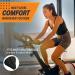 Bikeroo Gel Bike Seat Cushion - Peloton Compatible, Adjustable for Men & Women - Black Large - Buy Online on GoSupps.com