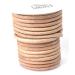 4 mm Natural Solid Round Leather Cord 10-Meters Spool