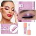 Oulac Liquid Glitter Eyeshadow Shimmer Eyeshadow Metallic Purple Eyeshadow Liquid Eyeliner with Fine Sparkle Blendable Sparkly Eye Make-up Crease Resisatnt Non-Greasy Vegan 5.4g Jump!! (08) - Buy Online on GoSupps.com