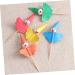 KOMBIUDA 80pcs Cake Toppers Cake Decorations Fruit Decor Cupcake Decoration Cupcake Topper Cake Decorating Supplies Cupcake Stick Cupcake Topping Birthday Cake Topper Clown Toothpick - Buy Online on GoSupps.com