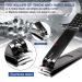 Professional Stainless Steel Manicure Kit - 8 in 1 Nail Clippers Set for Men and Women - Grooming Scissors, Tweezers, Ear Pick, Nail File - Black/Red Gift Set - Buy Online on GoSupps.com