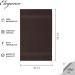 Class Home Collection Terry Guest Towels - 100% Cotton Brown - Pack of 4 (30x50 cm) - Premium Quality for Your Home - Buy Online on GoSupps.com