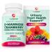 PurePremium D-Mannose with Cranberry Hibiscus & Dandelion - 1000mg D-Mannose Supplements for Women Supports Urinary Tract Health & Bladder Health - Made in USA Vegan 120 Capsules 2 Month Supply