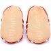 Dotty Fish Soft Leather Baby Shoes | Toddler Boys' Non-Slip Suede Soles | Red Anchors 0-6 Months - 4-5 Years - Buy Online on GoSupps.com