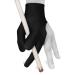 Billiard Glove by Fortuna - Pro - Fits Either Hand - Black Medium/Large