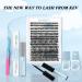 300 Pcs 40D C-Mix Individual Cluster Lashes 9-16mm DIY Lash Extensions for Dramatic Volume - Self Application at Home - Buy Online on GoSupps.com