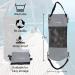 Deluxe Portable Mesh Trash Bag for Boat - Washable & Leakproof Outdoor Garbage Bag for Boat, Kayak, Camper - Lightweight & Large Capacity Bin Bag (Grey) - Buy Online on GoSupps.com
