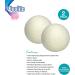 WOOLITE Reusable Wool Laundry Dryer Balls - Eco-Friendly Fabric Softener Reduces Wrinkles Cuts Drying Time in Half - 2-Pack - Buy Online on GoSupps.com