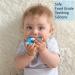 Blue Octopus Teething Toy for Boys - BPA Free Silicone - Easy to Hold & Highly Effective - Best for Freezer - Ages 3-12 Months - Buy Online on GoSupps.com