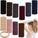 100PCS Thick Hair Ties for Women Girls Seamless Thick Hair Bands Elastic Hair Ties No Damage Ponytail Holders Lady Hair Accessories (10 Different Neutral Color)