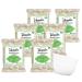 Veeda 100% Natural Cotton PH Balanced Hypoallergenic Feminine Wet Wipes, Safe Cleansing Cloths for Sensitive Skin, Unscented, 20 Count (Pack of 6)