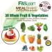 Fit & Lean Strawberry Shortcake Meal Shake - Fat Burning Meal Replacement with Protein, Fiber, Probiotics, Organic Fruits & Vegetables, and Green Tea - 1lb, 10 Servings - Buy Online on GoSupps.com