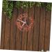 Cabilock Retro Wrought Iron Disc Wall Art Adornment Home Decoration God Bless Our Home Wall Decor Brown - Buy Online on GoSupps.com