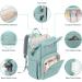 Viedouce Waterproof Baby Changing Diaper Bag - Large Capacity Multi-Functional Backpack with Diaper Support & Stroller Straps - Ideal for Travel in Cyan - Buy Online on GoSupps.com