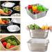 Dish Tub for Kitchen Sink Large Capacity Stainless Steel Basin with Rolled & Wide Edge Stackable Washing Basket for Fruit Vegetable Kitchen Accessories with Drain Hole Vegetable Washing Basket Wash - Buy Online on GoSupps.com