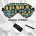 Pineapple Double-Sided Sleep Eye Mask | Soft Blindfold | Adjustable Strap | Block Out Light - Shop Now for Ultimate Comfort - Buy Online on GoSupps.com