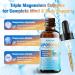 Liposomal Magnesium Triple Magnesium Complex (Glycinate Malate Citrate) for Superior Absorption Chelated Liquid MagnesiumComplex for Sleep Muscle Nerve & Calm Support Non-GMO Vegan 2 Fl Oz - Buy Online on GoSupps.com