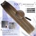 Hair Toppers for Women Clip in Hair Extensions Human Hair Balayage Dark Brown to Brown Mix with Blonde Clip in Seamless Hair Extensions Human Hair Ombre Hair Extensions Clip in #4/10/16 Messy Hair Bun 20inches 100g/Set - Buy Online on GoSupps.com