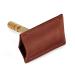 Genuine Cowhide Leather Safety Razor Head Cover | Travel-Friendly Double Edge Razor Case (Cognac - Buy Online on GoSupps.com