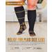 Doctor's Select Copper Plus Size Compression Socks - 20-30mmHg Extra Wide Calf - 2 Pairs for Swelling & Varicose Veins - Black 3X-Large - Comfortable Compression Socks for Men & Women - Buy Online on GoSupps.com