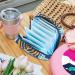 Jewish Hanukkah Festival Napkin Storage Bag | Portable Menstrual Pad & Cup Bag for Women & Teens | Zippered Design - Buy Online on GoSupps.com