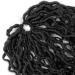 Goddess Locs Crochet Hair Extensions 18 Pre-looped River Fauxs Locs Wavy Curly Bohemian Braids - Pack of 4, 1B 18 inch - Buy Online on GoSupps.com