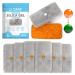 JJ CARE Silica Gel Canister 50g Pack of 6 - (Orange to Green) Indicating Rechargeable Dehumidifier Desiccant Beads Safe Moisture Absorber Ammo Can Dehumidifier for Gun Safe Vault Bedroom Car