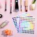simarro 12 Sheets Number Stickers (Number 1-400) Self Adhesive Label Laser Stickers Waterproof Round Stickers for Organizing Nail Polish Bottle Nail Sample Stick Lipstick Organizing - Buy Online on GoSupps.com