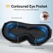 Weighted Eye Mask for Sleeping | Blackout Cover for Lash Extensions | Comfortable Memory Foam Blindfold for Travel & Night Use - Buy Online on GoSupps.com
