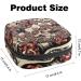 Rosen Sugar Skull Menstrual Pad Bag | Stylish Sanitary Napkin Storage for Teens & Women | Zipper Pocket for Menstrual Cups - Buy Online on GoSupps.com