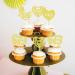 Cyodoos 24 Pcs Happy Mothers Day Cupcake Toppers Glitter Cake Toppers Cupcake Heart Mother Happy Birthday Party Supplies Decorations Golden - Buy Online on GoSupps.com
