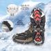 Bluever Ice Klampen Crampons - 32 Stainless Steel Spikes for Mountain Shoes | Ideal for Hiking Trekking Climbing & Winter Activities | XL Size Available - Buy Online on GoSupps.com