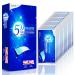 Teeth Whitening Kit Teeth Whitening Strips 5D: 14 Sets 28pcs White Strips for Removing Smoking Coffee Effective Home Use Tooth Whitening Kit Mint-14 sets
