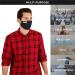 SONOVIA Reusable Face Mask | 2 Layer Breathable Fabric | Anti-Fog Nose Wire | Adjustable Ear Straps | Denim Blue | Large Size - Buy Online on GoSupps.com