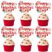Happy Galent Cupcake Topper Grocery & Gourmet Food Pantry Staples Cooking & Baking Frosting Icing & Decorations Cupcake Toppers