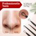 Neumann Blackhead Remover Set - Rustproof Stainless Steel Tools for Pimples & Blackheads | Comedon Squeezer Lifter & Remover - Loop Tweezers Lancets - Black Anodized - Buy Online on GoSupps.com