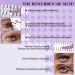B & Q Eyelash Extensions Set | 30D + 40D DIY Spike Lash Kit - Bond & Seal & Tweezers Included | Multi-Style Mix (10-16 Mix) | Perfect for Professional or DIY Use - Buy Online on GoSupps.com