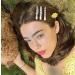 4PCS Rhinestone Flower Hair Barrettes Alligator Hair Clips for Women - Silver - Buy Online on GoSupps.com