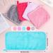 5 Pack Microfiber Washable Towels - 40x20cm Reusable Sleep Pads in Red Blue Purple Pink Gray | Ideal for Cleaning and Washing - Buy Online on GoSupps.com