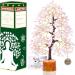 Rose Quartz Gemstone Tree - Handmade Feng Shui Figurine for Positive Energy & Prosperity | Reiki Healing Crystal Bonsai - Chakra Decoration Gift - Buy Online on GoSupps.com