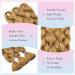 Tess Braids Extensions - 60 cm Jumbo Kanecalon Hair Braids (Honey Blonde) | 100g Bundle for Box Braids - Buy Online on GoSupps.com