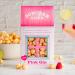 Popcorn Shed Pink Gin Gourmet Popcorn Gift Box - Alcoholic Gluten-Free Vegan Snack 80g - Lime Flavor - Buy Online on GoSupps.com