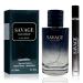 Savage for Men - 3.4 Fl Oz + Travel Spray 35ml Cologne | Impression of Sauvage | Masculine Scent for Daily Use (Pack of 2)
