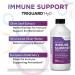 Triguard Plus Immune Support - Colloidal Silver Elderberry & Olive Leaf Extract | 3-in-1 Liquid Booster | Great Taste - 8oz | Made in USA - Buy Online on GoSupps.com