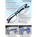 Lanomi Photochromic Progressive Multifocus Reading Glasses - Blue Light Filter UV400 Self-Tinting Metal Rectangle - 2.5 Dioptria Multifocal Computer & Outdoor Sun Aid - Buy Online on GoSupps.com