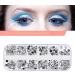 ECSiNG 4 Boxes Mixed Flat Back Hot Fix Round Glass Rhinestones Kit 2-5mm Clear AB Mixed Colours for Manicure Nail Decorations DIY Face Art - Buy Online on GoSupps.com