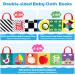 Synearry Color Baby Fabric Book | Interactive Picture Book with Mirrors | Toddler Perception Learning Toy | Perfect Gift for Babies 0-6 Months - Buy Online on GoSupps.com