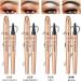 3D Waterproof Microblading Eyebrow Pen Natural Brows Eyebrow Pencil with 4 Fork Tip Magical Liquid Eyebrow for Makeup Beginners (Black) - Buy Online on GoSupps.com