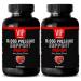 VIP VITAMINS Olive Leaf Extract Super Strength - Blood Pressure Support - Eat More Fruit (2 Bottles - 120 Capsules)